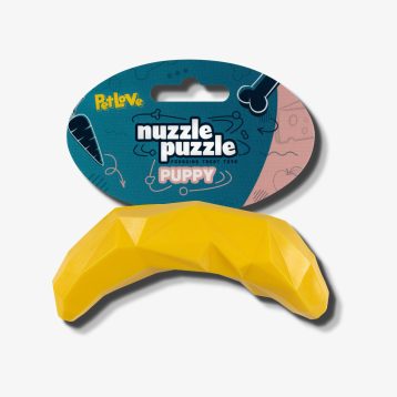 Nuzzle Puzzle Puppy - Banana
